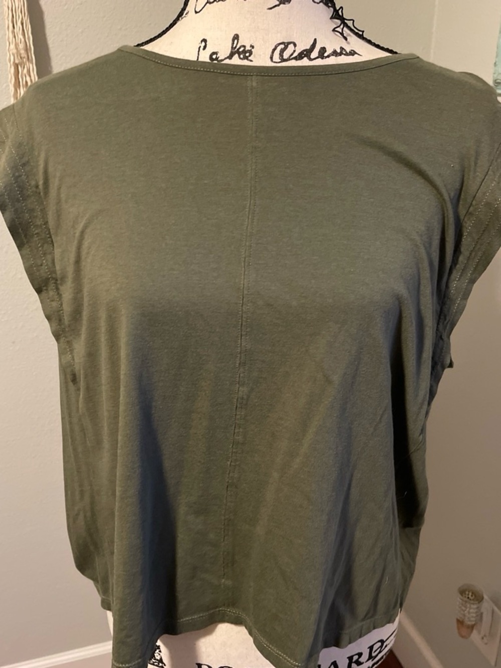 Banana Republic Olive Green Scoop Neck Tank